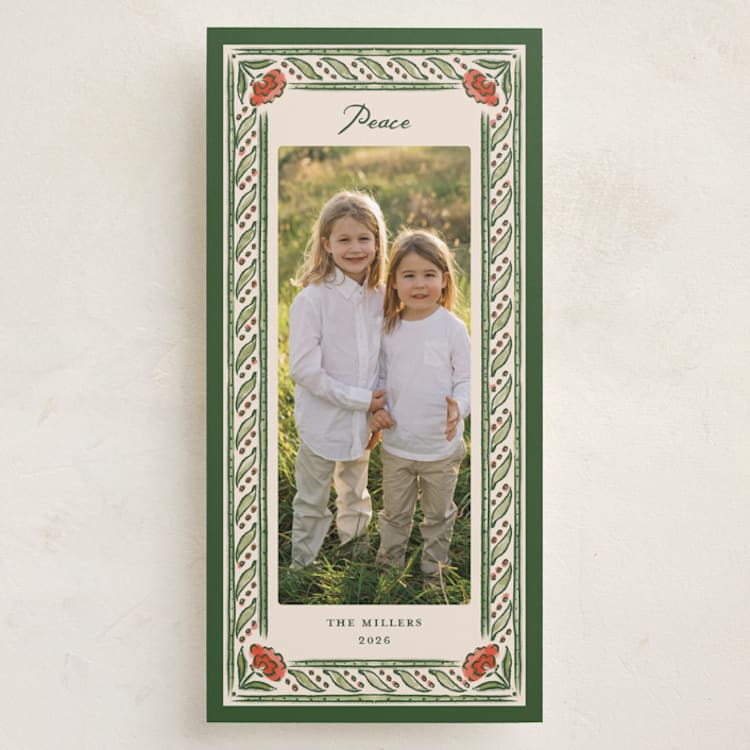 "Milo" - Holiday Cards in Garland by Pati Cascino - Front