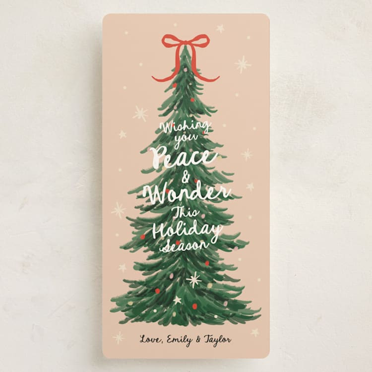 "The Tree" - Holiday Cards in Forest by Elly - Front