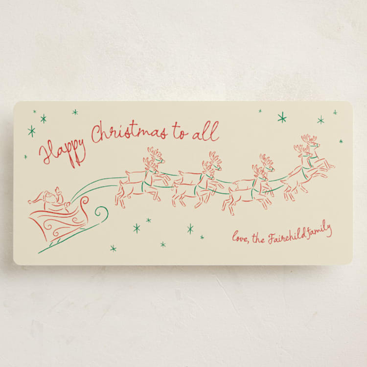 "And to all a good night" - Holiday Cards in Holly by Jamie Alexander - Front