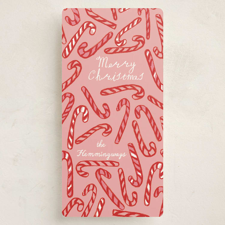 "Candy Cane Lane" - Holiday Cards in Candy by Corinne Malesic - Front