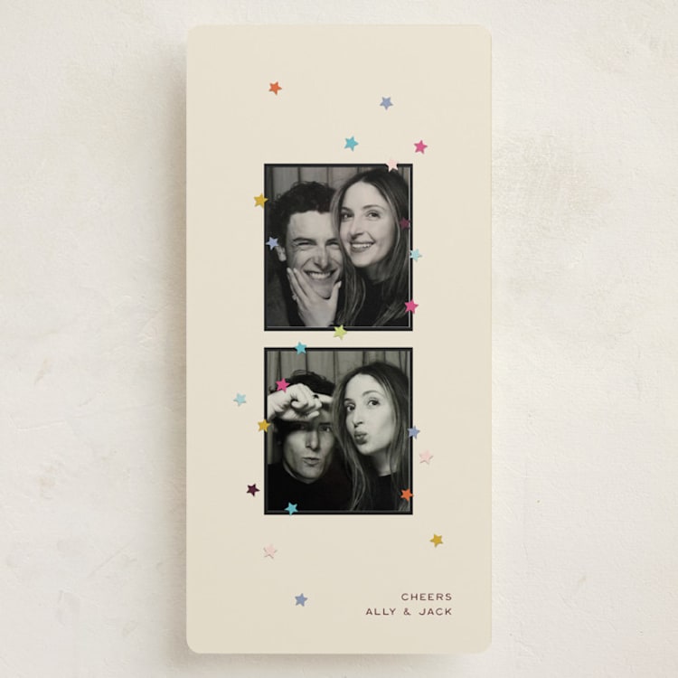 "scrapbook stars" - Holiday Cards in Cream by Ellen Schlegelmilch - Front