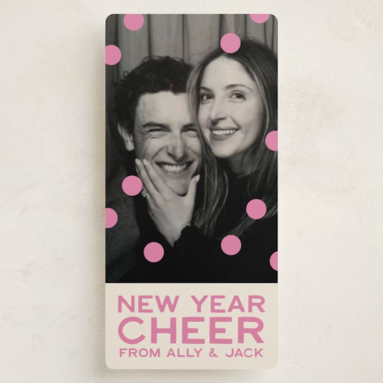 "polka polka" - Holiday Cards in Sugarplum by Ellen Schlegelmilch - Front