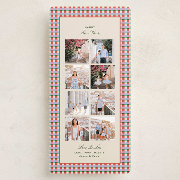 "Basket" - Holiday Cards in Stocking by Megan Davis - Front