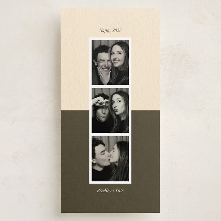 "Together" - Holiday Cards in Pine Needle by Jenna Holcomb - Front