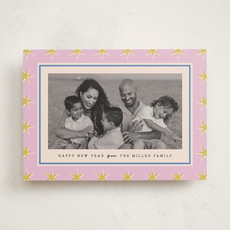 "Clayton" - Holiday Cards in Gumdrop by Amy Kross - Front