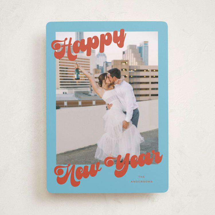 "Fun Times" - Holiday Cards in Cerulean by Kelly Watkins - Front