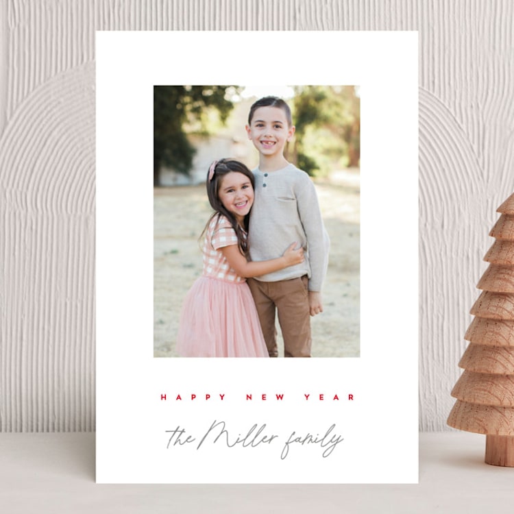 "Hypercolor" - Holiday Cards in Cherry by AK Graphics - Front