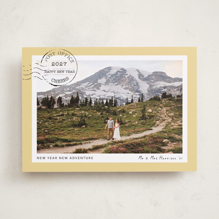 "New Year stamped" - Holiday Cards in Sunshine by Maja Cunningham - Front