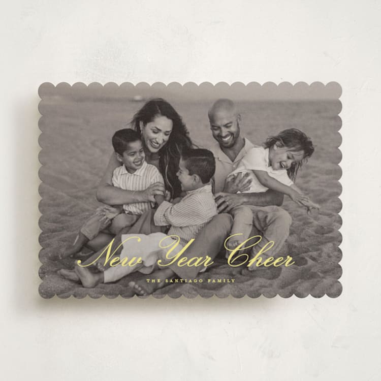 "Fresh Year" - Holiday Cards in Sun by Ashley Iwafuchi - Front