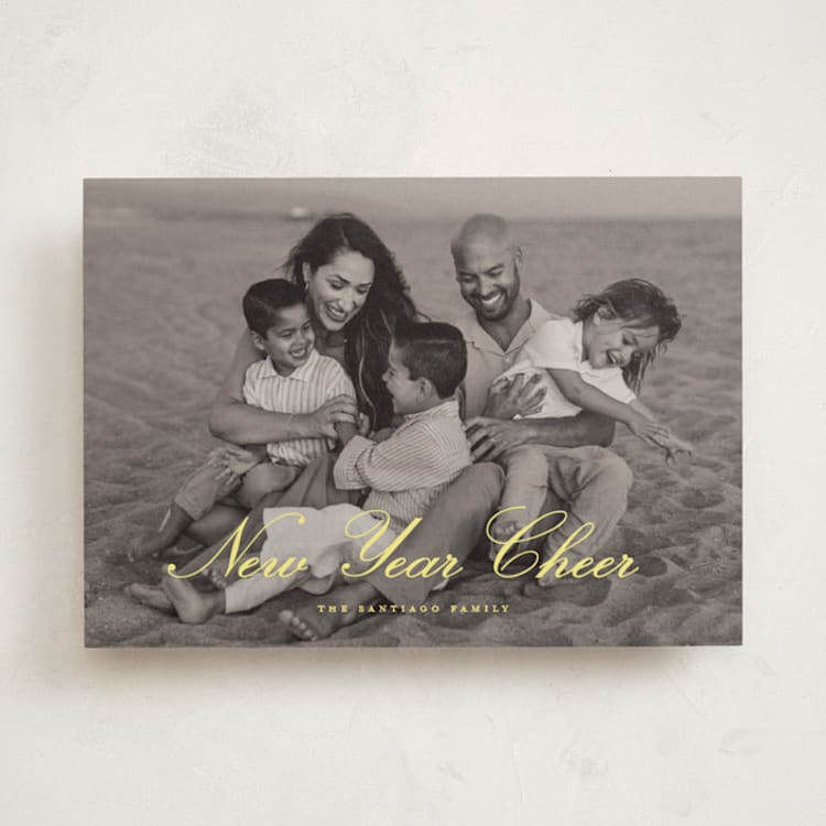 "Fresh Year" - Holiday Cards in Sun by Ashley Iwafuchi - Front