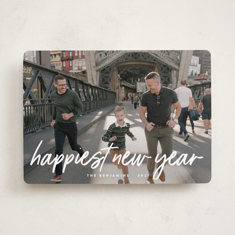 "very happiest" - Holiday Cards in Snow by JoAnn Jinks - Front
