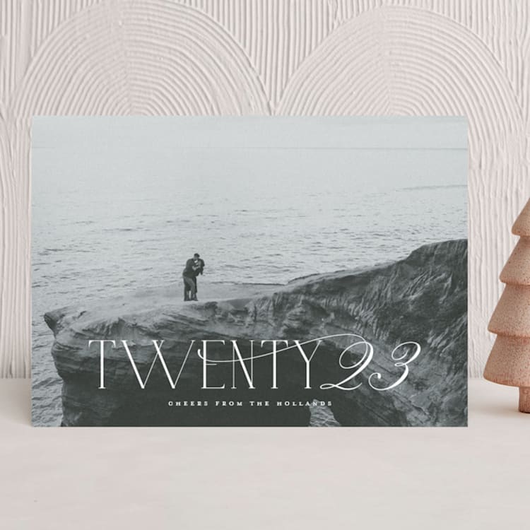 "Elegant Arch" - Holiday Cards in Snow by Heather Cairl - Front