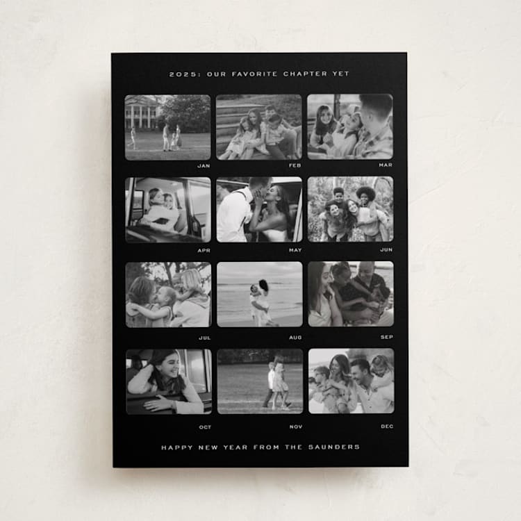 "contact sheet" - Holiday Cards in Darkroom by Adelyn T. - Front