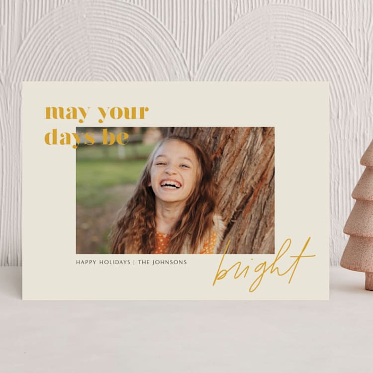 "Brighter Days Ahead" - Holiday Cards in Sunshine by seulghi - Front