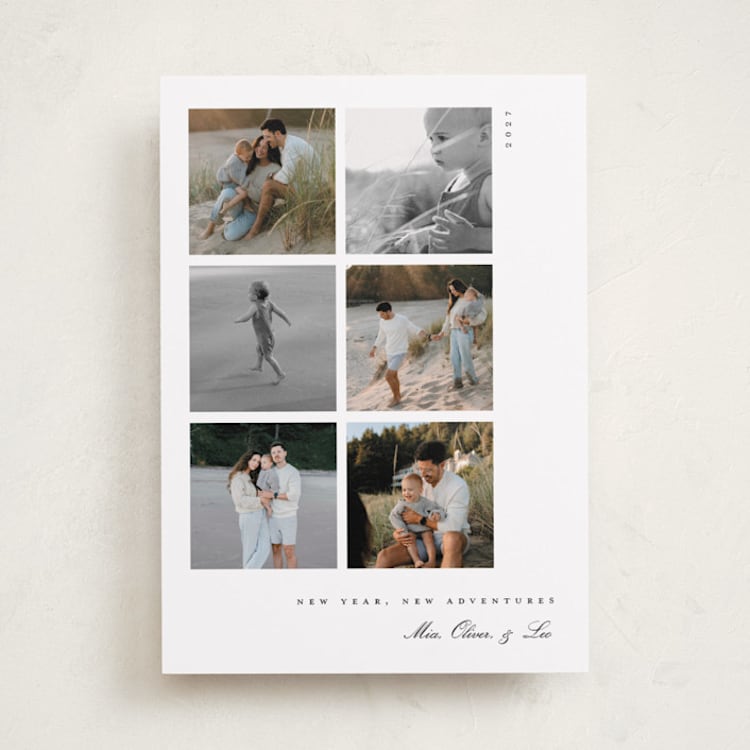 "Window Pane" - Holiday Cards in Snow by Morgan Kendall - Front