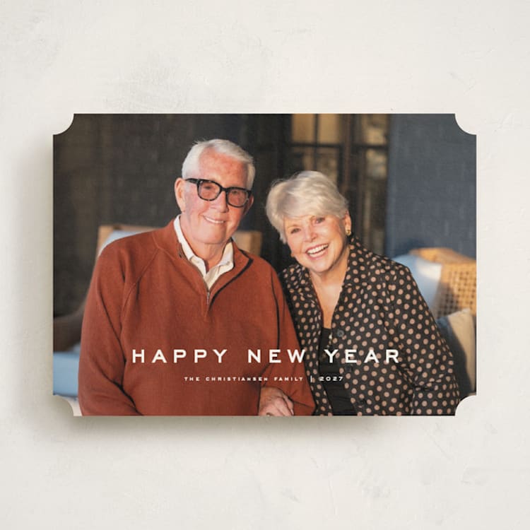 "Olympus" - Holiday Cards in Cloud by Wildfield Paper Co - Front