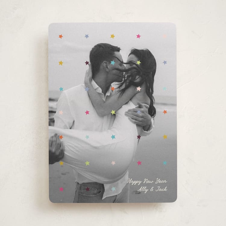 "sparkling overlay" - Holiday Cards in Gumdrop by Ellen Schlegelmilch - Front