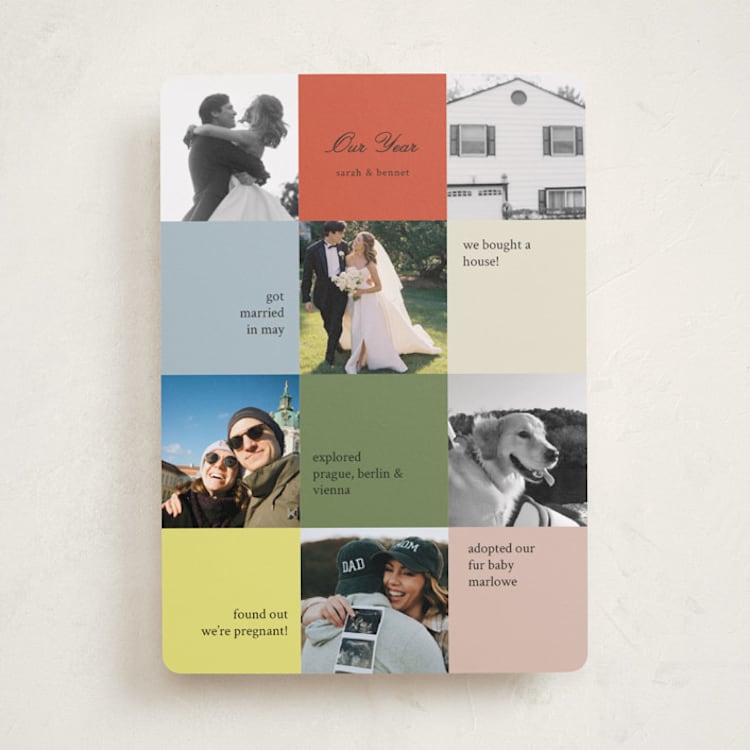 "Our Year" - Holiday Cards in Festive by Kelly Watkins - Front