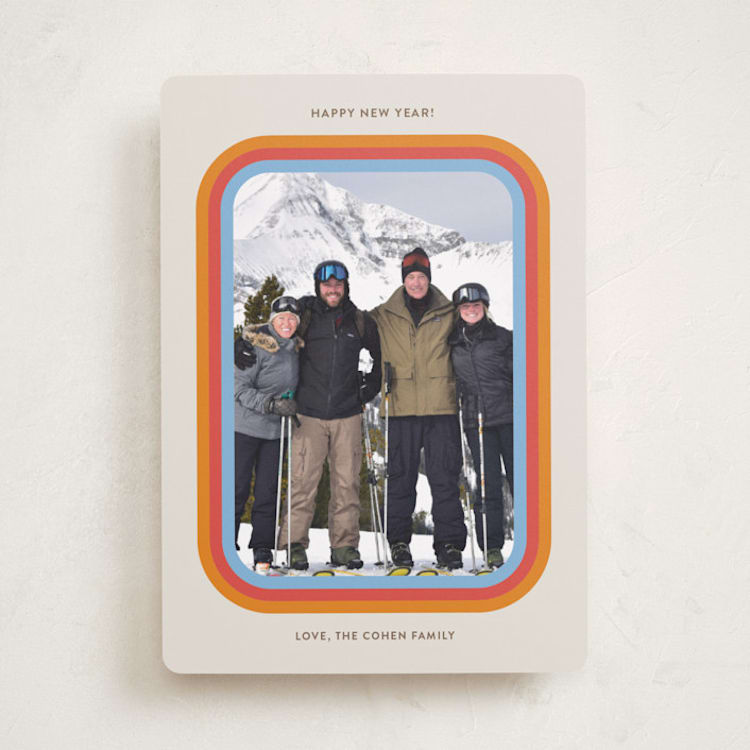 "Cortina" - Holiday Cards in Confetti by Megan Davis - Front