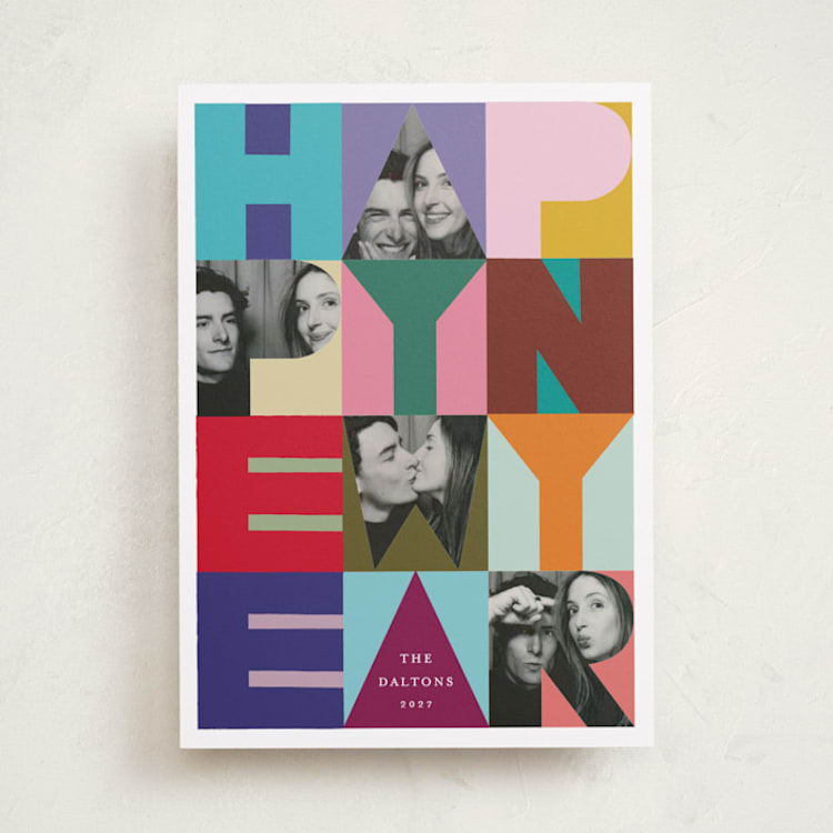 "pop art new year" - Holiday Cards in Rainbow by lulu and isabelle - Front