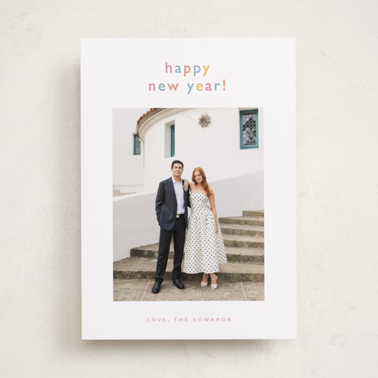 "Smoothie" - Holiday Cards in Rainbow by Carolyn MacLaren - Front