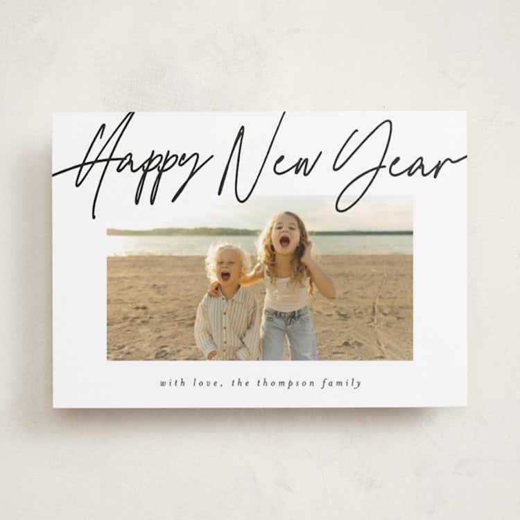 "Cheerfilled" - Holiday Cards in Noir by AK Graphics - Front