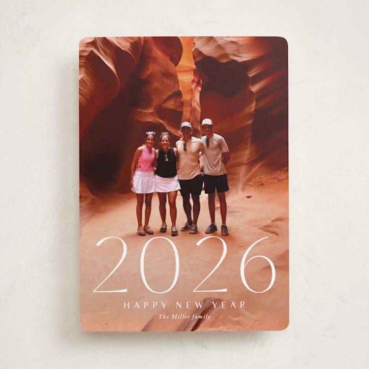 "Chapter 2025" - Holiday Cards in Snow by Yaling Hou Suzuki - Front