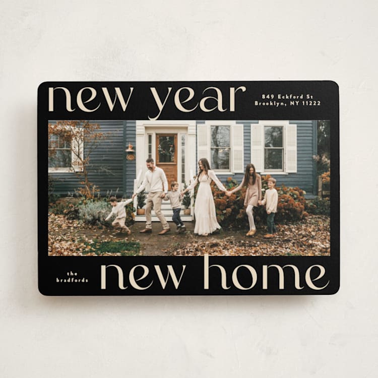 "All New" - Holiday Cards in Onyx by Iveta Angelova - Front