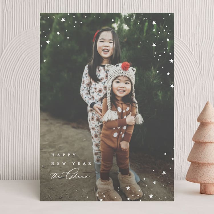 "Star Spangled" - Holiday Cards in Snow by AK Graphics - Front