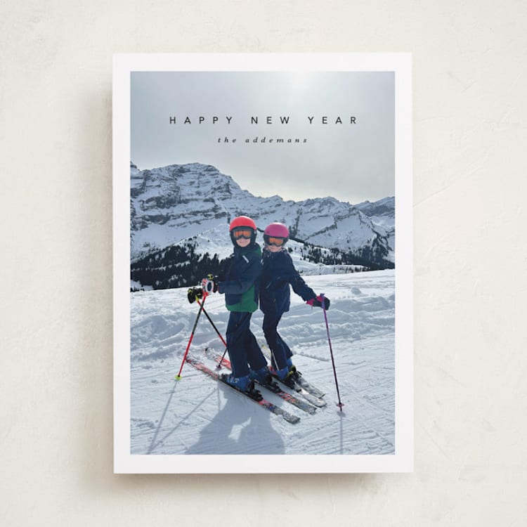 "Timeless Charm" - Holiday Cards in Ink by Lucrecia Caporale - Front