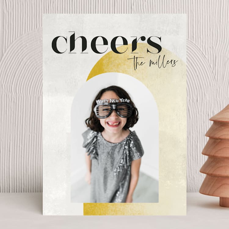 "Over the Moon" - Holiday Cards in Sunshine by Anna Elder - Front