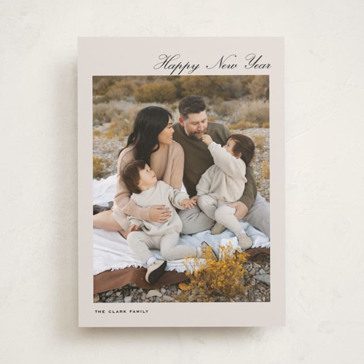 "loukomi" - Holiday Cards in Taupe by chocomocacino - Front