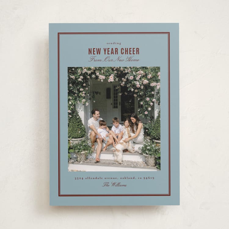 "New Foundations" - Holiday Cards in Frost by Ana de Sousa - Front