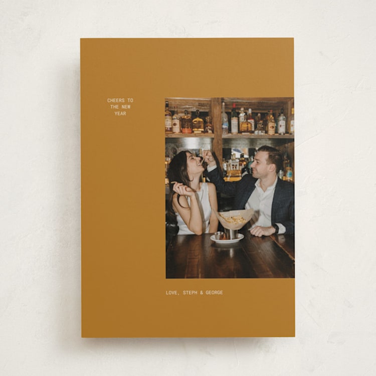 "Bare Minimum" - Holiday Cards in Golden Hour by Bramble Studio - Front
