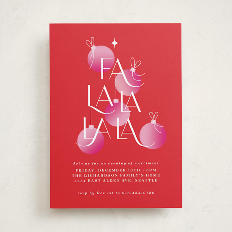 "Modern Display" - Party Invitations in Gumdrop by Corinne Malesic - Front
