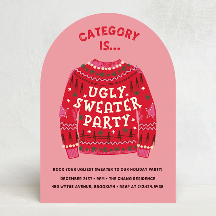 ugly sweater by Jennifer Lew