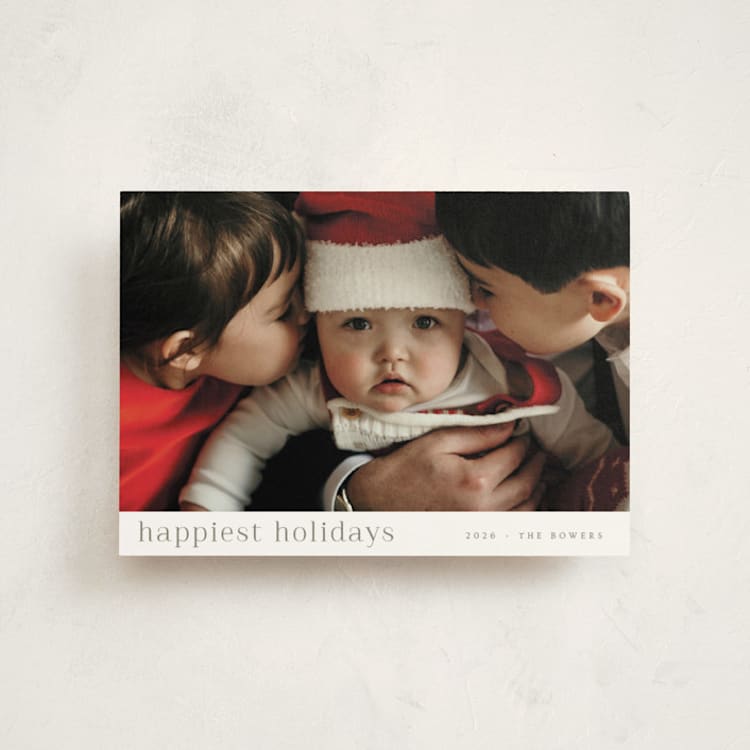 "minimalist delight" - Holiday Cards in Pear by Design Lotus - Front