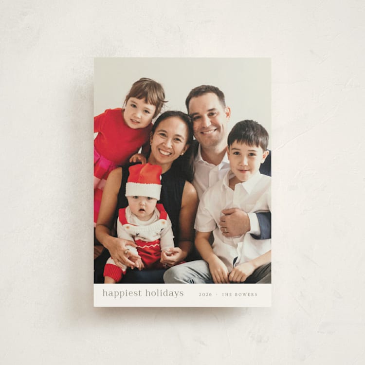 "minimalist delight" - Holiday Cards in Pear by Design Lotus - Front