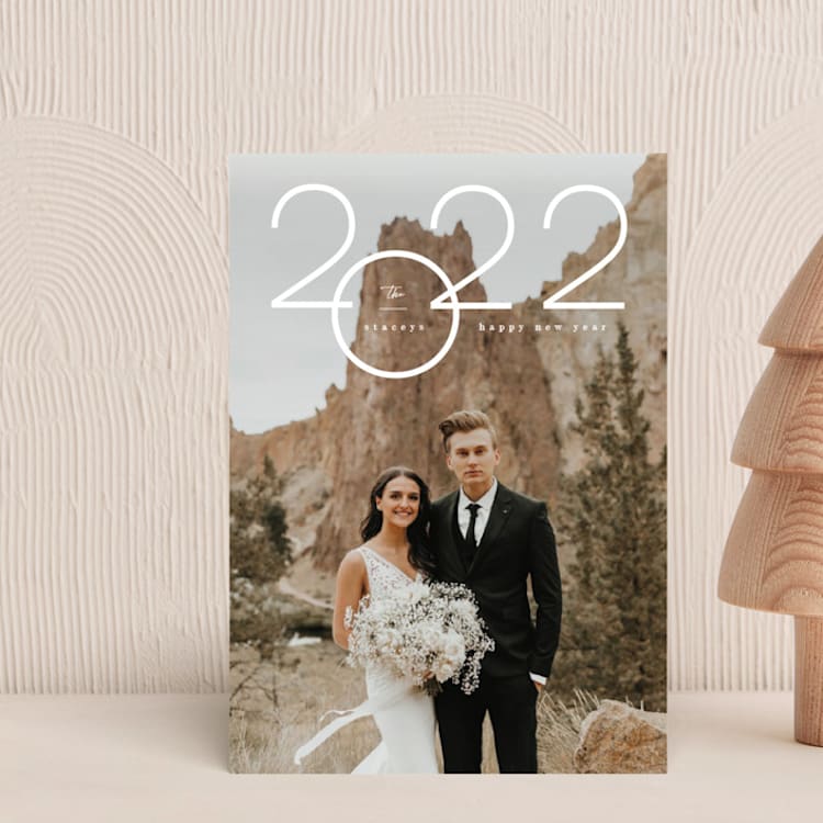 "Full Circle" - Holiday Cards in Snow by Adelyn T. - Front