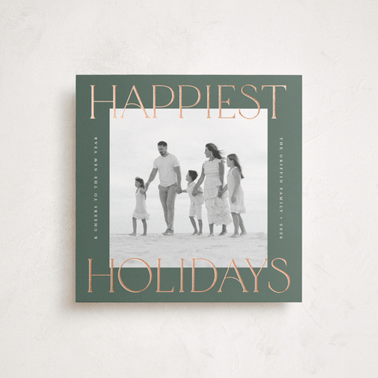 "Equilateral" - Holiday Cards in Fir by Pink House Press - Front