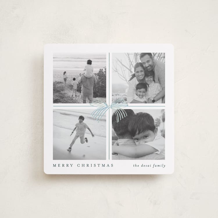 "Square Present" - Holiday Cards in Night by Brooke Chandler - Front