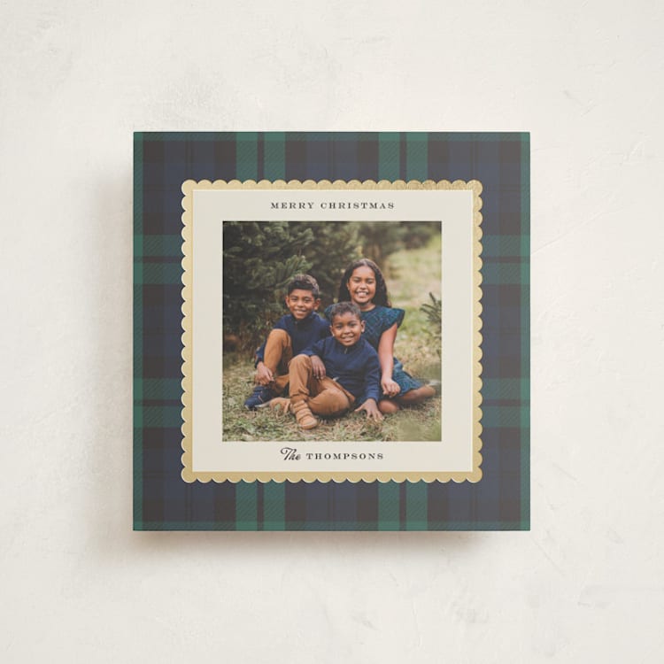 Campbell Foil-Pressed Holiday Square Cards