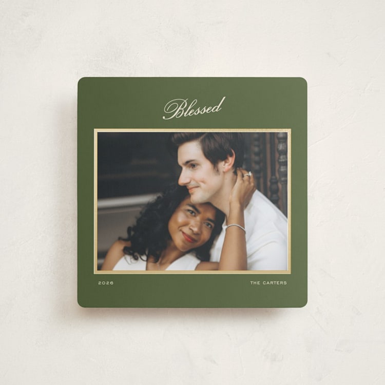 "Modern blessings" - Holiday Cards in Pine by Creo Study - Front