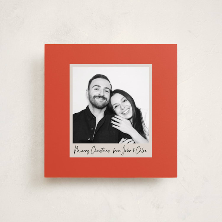 "Keepsake" - Holiday Cards in Rouge by Jeremy - Front