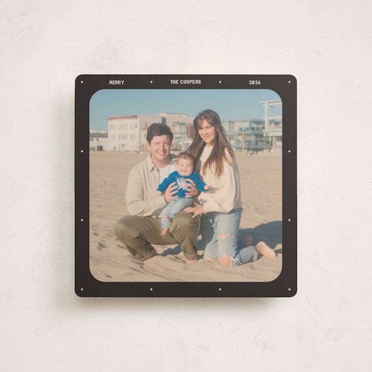 "Film Square" - Holiday Cards in Sable by Meggy Masters - Front