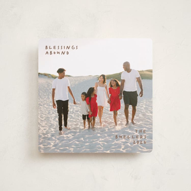 "Full Square" - Holiday Cards in Chestnut by Anna Black - Front