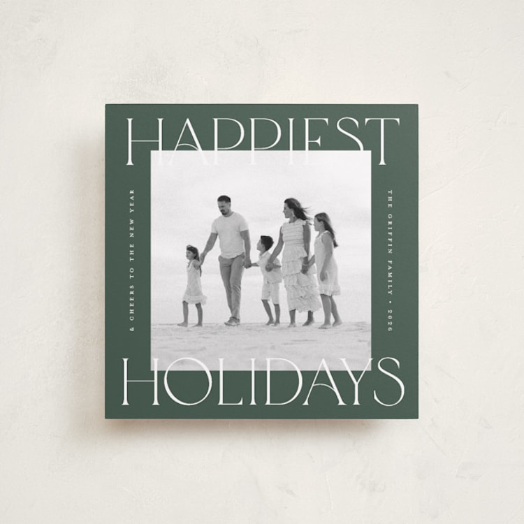 "Equilateral" - Holiday Cards in Fir by Pink House Press - Front