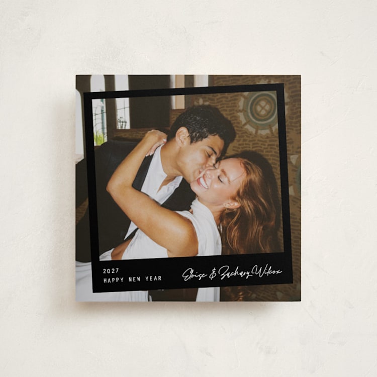 "Cheery Pic" - Holiday Cards in Onyx by Cindy Reynolds - Front