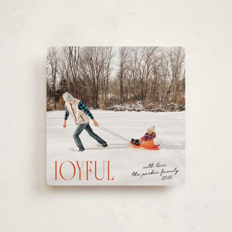 "Bright" - Holiday Cards in Sorbet by Maja Cunningham - Front