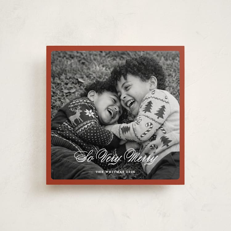 "These Little Moments" - Holiday Cards in Stocking by Stephanie Heinrich Godbout - Front